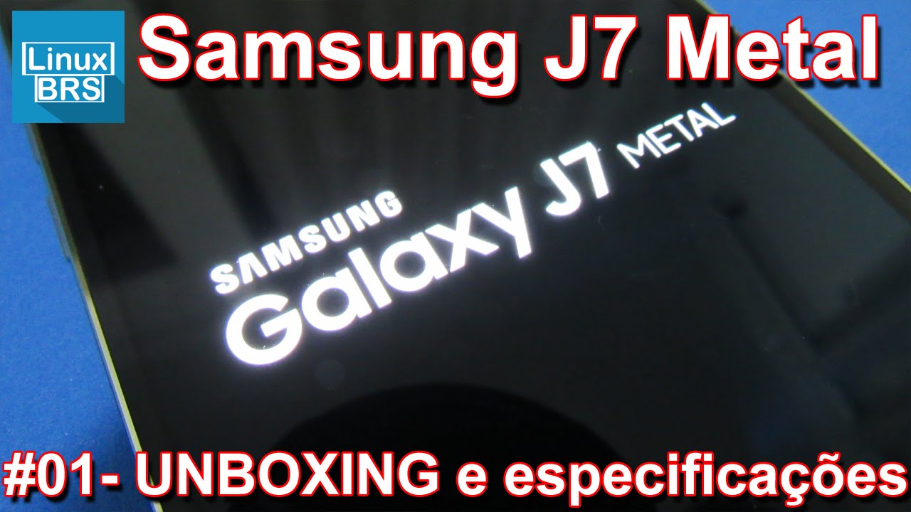 Samsung Galaxy J7 2016 Metal - UNBOXING [ TIRANDO DA CAIXA ] e ...