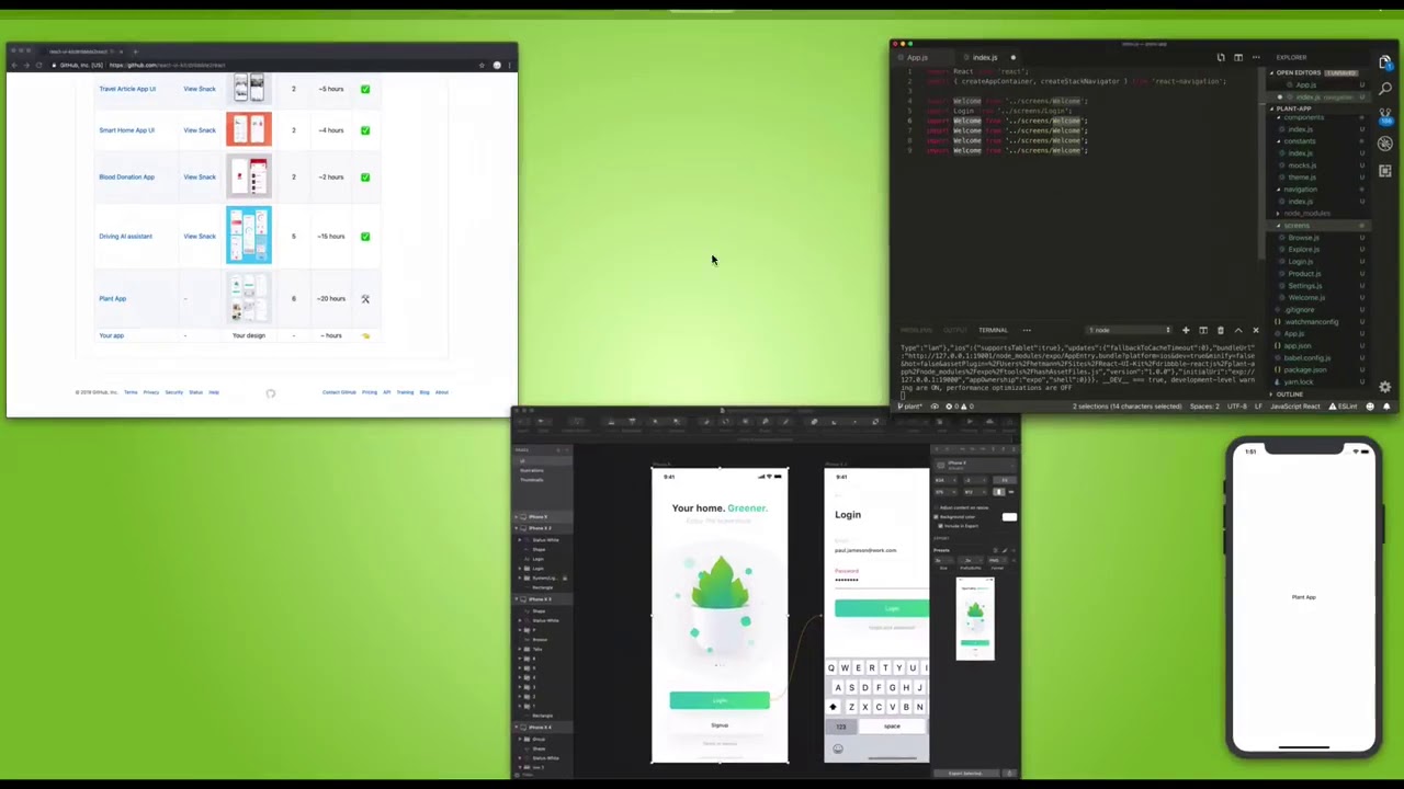 Plant App React Native - YouTube