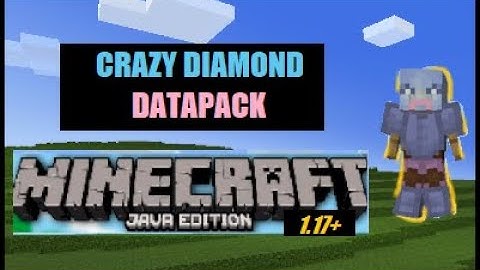 Crazy Diamond Minecraft Datapack 1.17+
