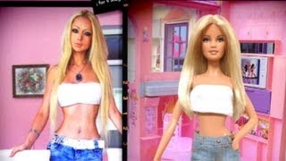 Goodwill pust grådig Real-Life Barbie Doll: Model Valeria Lukyanova Transforms Herself | Good  Morning America | ABC News - YouTube