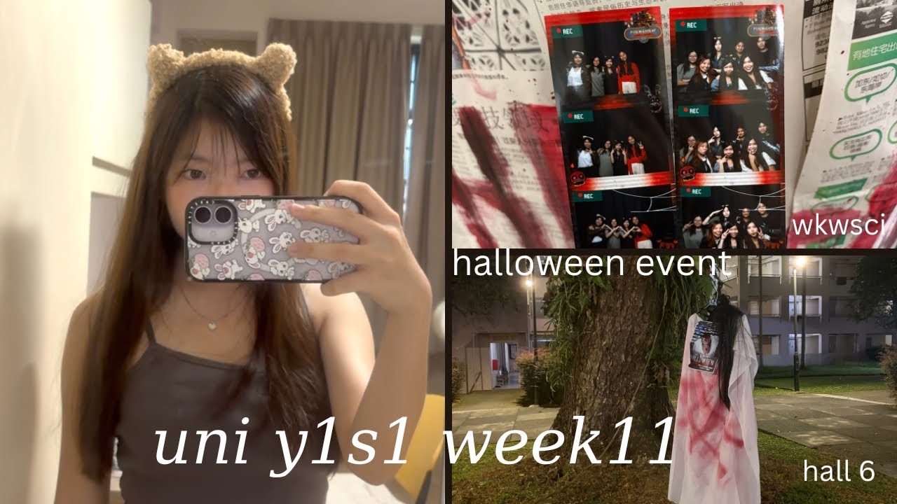 uni week 11 vlog 🖇️: halloween week 🎃👻