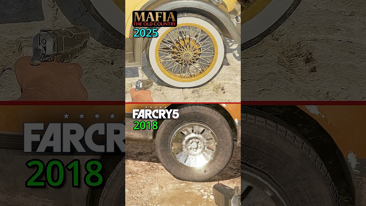 Mafia Old Country (2025) VS Far Cry 5 (2018) - Physics Comparison