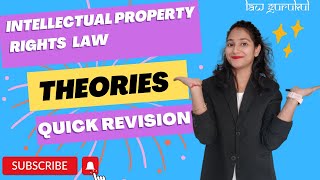 Intellectual Property Rights I Theories I IPR Laws