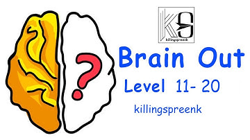 Brain out game level 11-20 answers | brain out game level 11-20 solution