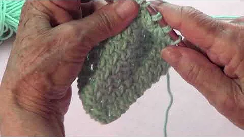 Crossed Over Rib - Crossed Ribbing Knitting Pattern