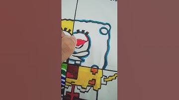 1  drawing 4 styles✨ Spongebob (part-4) THE FINALE #art #shorts