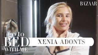 Xenia Adonts Nighttime Skincare Routine Go To Bed With Me Harpers Bazaar