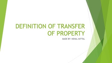 Property Law and Easement-Definition of TOP