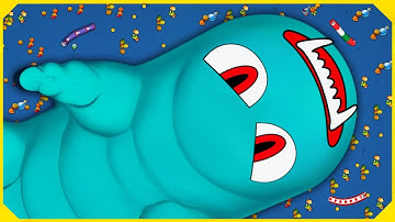 🐍WORMSZONE.IO | GIANT SLITHER SNAKE TOP 01 / Epic Worms Zone Best Gameplay! | Rahul Snake Game