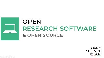 Module 5: Open Research Software and Open Source