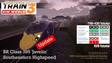 Update to the TVM-430 and KVB tutorials on Southeastern Highspeed