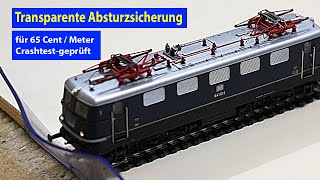 My model railroad dream layout: Transparent fall protection system (English subtitles)