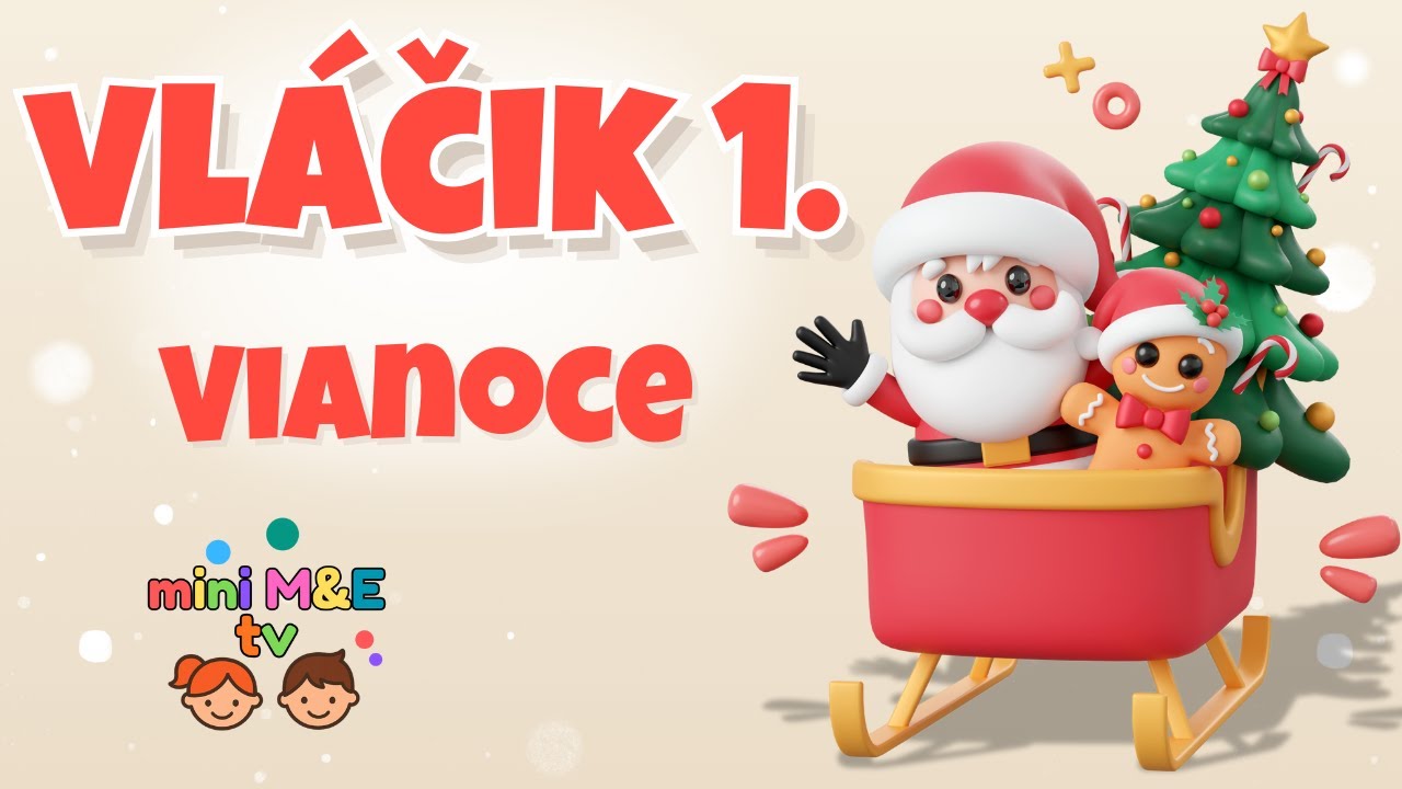 Vláčik a čísla 🚂🎅 - 1. časť  1-12 | mini M&E TV