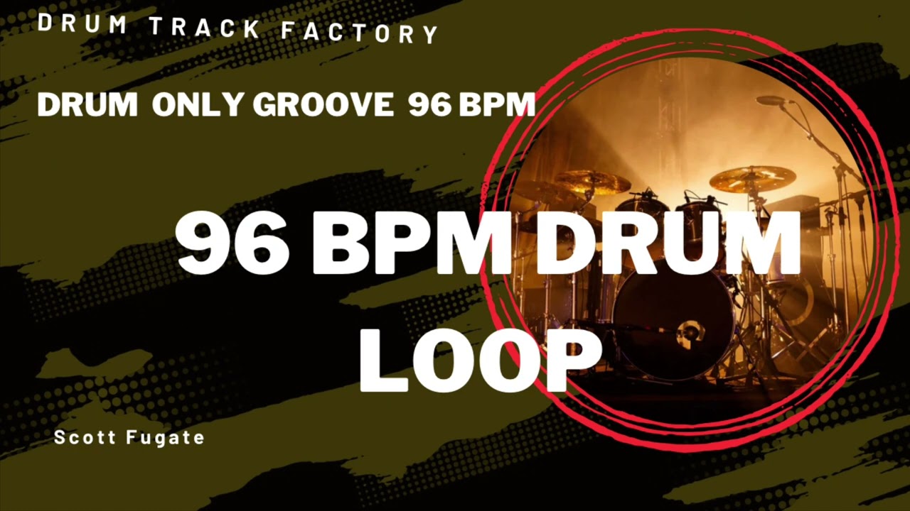 Straight Feel Drum Loop 96 BPM | Perfect Practice Tool for Musicians & Producers