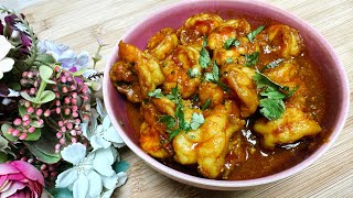 Spicy Prawns Masala Recipe | Prawns Masala Curry | Jhinge Ka Salan