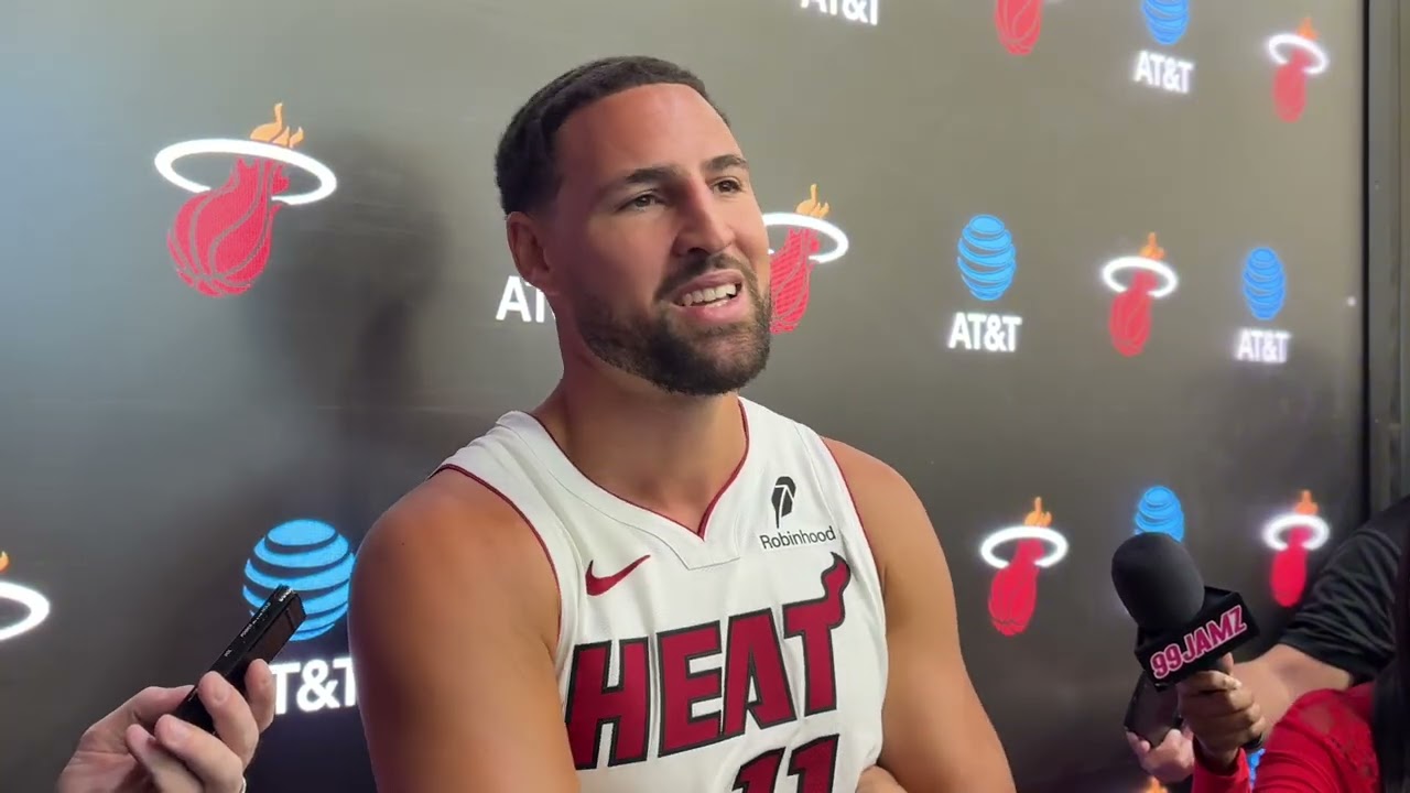 Klay Thompson Miami Heat 2026 Media Day Interview