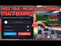 FREEZE TRADE + INSTANT STEAL + BRAINROT SPAWNER | STEAL A BRAINROT | KEY LESS 