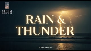 2 Hours of Heavy Rain and Thunder Sounds for Deep Sleep 🌧️ | Storm Comfort