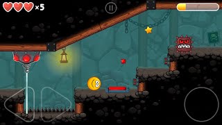 Red Ball 4 In The Caves VS Green Hills (Ios, Android) screenshot 1