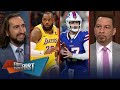 Bills beat Bucs on TNF, Lakers win &amp; LeBron doesn’t care about AD criticism | FIRST THINGS FIRST