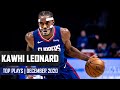 Kawhi Leonard's Top Plays of December | LA Clippers