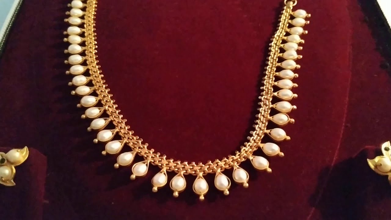 GRT Gold necklace design under 10 grams 