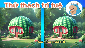 Thử thách trí tuệ: Tìm điểm khác nhau trong ảnh P1 | #dovui #quiz #thuthach #tritue #caudo