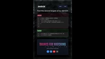 Second Largest in Array (JS) — Junior vs Senior
