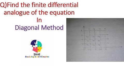 Example problem on Laplace equation by using Daignoal values in Partial Deferential Equation