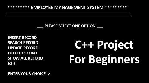 Employee Management System C++ With Source Code in Urdu/Hindi | C++ Projects For Beginners