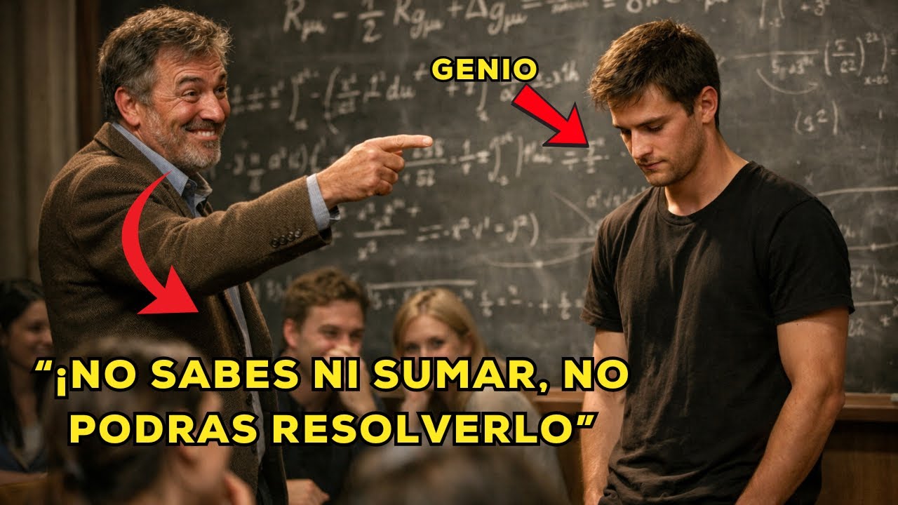Profesor HUMILLA a un estudiante con un problema IMPOSIBLE… SIN saber que era un GENIO