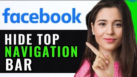 HIDE TOP NAVIGATION BAR ON FACEBOOK! (FULL GUIDE)