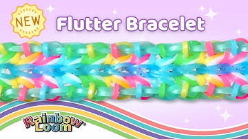 Flutter Bracelet Rainbow Loom Tutorial by Angelynn (TutorialsByA™) | Intermediate/Advanced Design