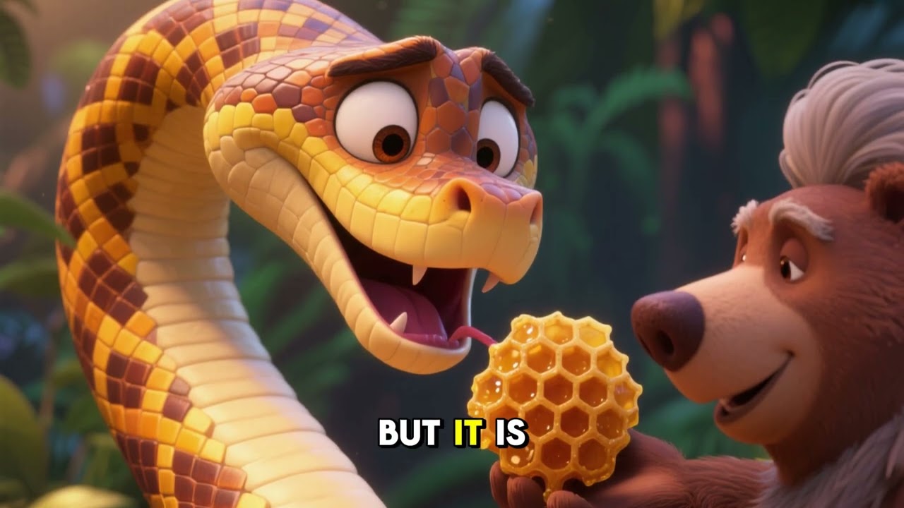 Indian Python’s Night of Gratitude 🌙 | Thankfulness Story