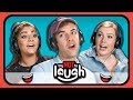 YouTubers React to Try to Watch This Without Laughing or Grinning #21