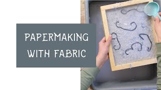 DIY Paper Making from Jeans Scraps, How to Make Paper with Fabric