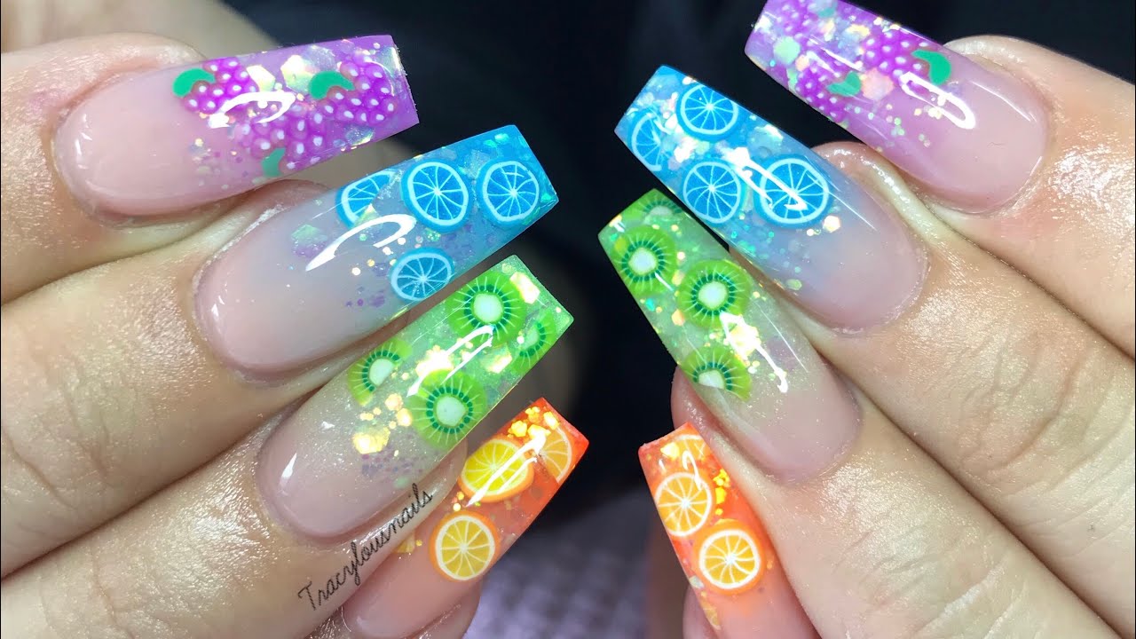 3D Fruit Nail Art Stickers - wide 5