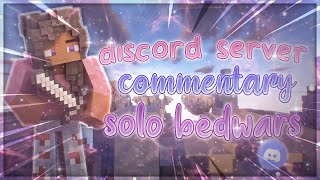 i made a discord server // solo bedwars