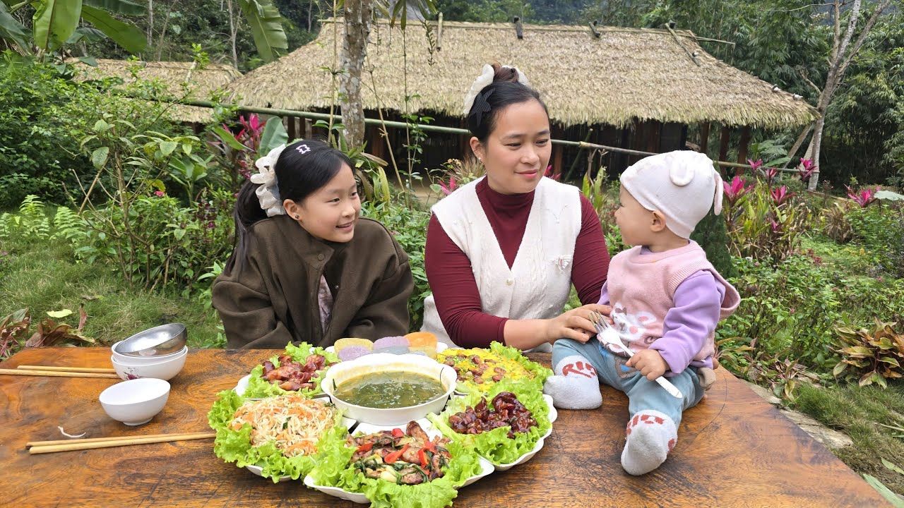 FARM LIFE: The soul of the cuisine - Fragrant grilled chicken & a rich bowl of pigeon soup.