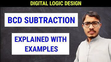 BCD subtraction | Electronic devices analysis