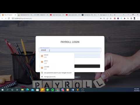 Online Payroll System with Attendance Qr-Code