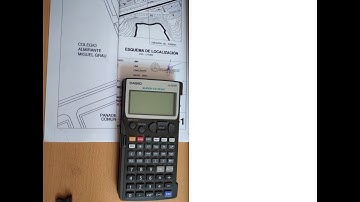 PROGRAMACION CASIO FX 5800P