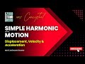 Understanding Displacement, Velocity, and Acceleration in Simple Harmonic Motion