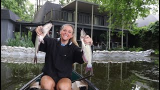 CATFISHING in EXTREMELY FLOODED Neighborhood BACKYARDS!!!!