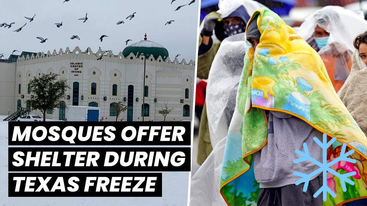 ⁣Mosques Offer Shelter During Texas Freeze