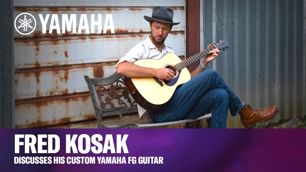 Yamaha | Fred Kosak (Stillhouse Junkies) on his Custom Yamaha FG Guitar