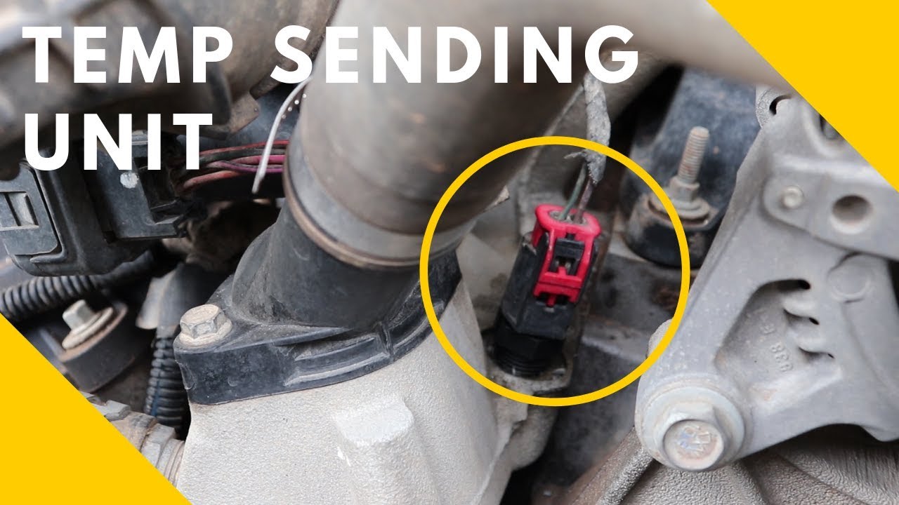 How To Replace The Temperature Sending Unit/Sensor [ V6 EGH Jeep JK] -  YouTube