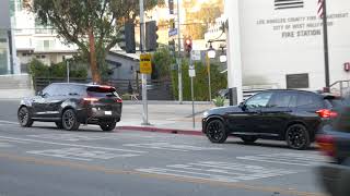Idiot Drivers BLOCKING Fire Station Sign Do Not Block Los Angeles California USA January 23, 2025
