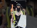 Louvre Heist Thief Cosplay at MCM Comic Con in London #shorts #louvremuseum