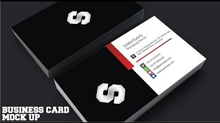 CorelDraw Tutorial : Easy Way To Mock Up Business Card With Photoshop.